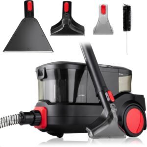 Lehmann LHOVW-8015 Prowash Professionnel Aspirateur Nettoyeur 2000 W, Multifonction Shampouineuse Idéal pour Canapé, Tapis, Rembourrage, Voiture, Technologie de Nettoyage Révolutionnaire