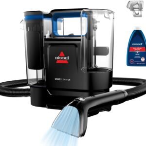 BISSELL SpotClean C5, Shampouineuse Canapé, Moteur Puissant de 400W, Nettoyeur Léger avec Système Triple Action, Nettoyeur pour Tapis, Moquettes, Meubles, Tissus, Voiture & Plus, 3861N