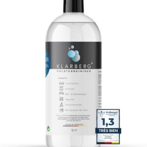 KLARBERG® Aspirateur de lavage concentré pour canapé, tapis, sièges de voiture, nettoyant pour textiles, etc. Convient pour les aspirateurs de lavage, les aspirateurs humides et le nettoyage à la main