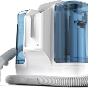 Nettoyeur Vapeur Shampouineuse Canapé - 450W Produit Nettoyant Détacheur Nettoyeurs Tapis Voiture Aspirateur Injecteur Extracteur pour Moquettes Matelas Tissu Intérieur Voiture