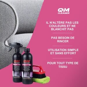 QM Cleaner Kit : avis complet et nettoyage efficace des tissus