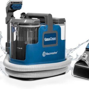 Vacmaster SCB0501 Aspirateur Nettoyeur de Tapis pour canapé, Tapis, Rembourrage, Voiture | Aspirateur Eau-Sec Forte Aspiration Lavage Eau décontamination | 500W, Bleu