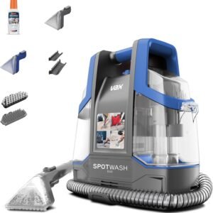 Vax SpotWash Duo Spot Nettoyeur, détachant pour shampuoineuse tapis et ameublement avec outil pour animaux de compagnie, outils de nettoyage, accessoires pour surfaces multiples et solution