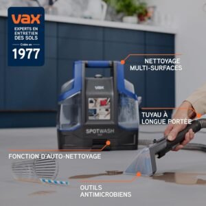 Vax SpotWash Duo : avis pour tapis et accidents d’animaux