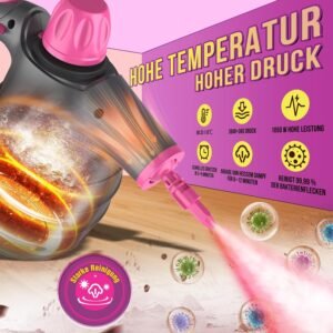 Nettoyeur Vapeur Portable : test complet 1050W 10 accessoires