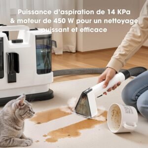 Welsauber Shampouineuse 450W : avis et détachage rapide