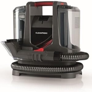 CLEANmaxx Aspirateur de lavage, nettoyeur de tapis, nettoyeur de coussins | Pour les coussins de voiture et de canapé etc. | Aspirateur humide pour vaporiser, nettoyer, aspirer | Accessoires inclus