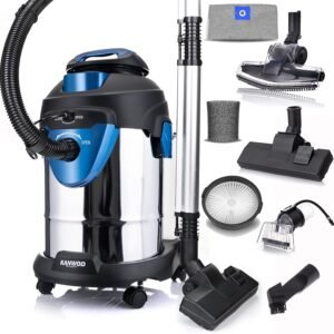 Kanwod Superwash - Aspirateur Nettoyeur 1400 W, Shampouineuse Idéal pour Canapé, Tapis, Rembourrage, Voiture, Technologie de Nettoyage Révolutionnaire, Multifonction aspirateur Eau et poussiere