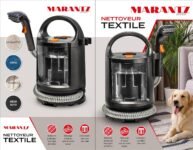 Shampouineuse 400W : nettoyage facile pour tissus et sièges auto