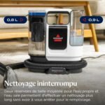 BISSELL SpotClean ProHeat Advanced, Shampouineuse, Shampouineuse Canapé Compact Multi-surfaces, Nettoyeur Canapé Tissu Moteur 1125W, Triple Nettoyage tâches tenaces, Filaire, 3924N