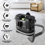 Powell 450 W : avis sur le nettoyeur de tapis pour voiture et canapé