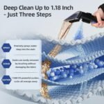 Slevoo Shampouineuse Canapé – Puissant Moteur 450 W Aspirateur Nettoyeur de Tapis pour canapé, Tapis, Rembourrage, Voiture