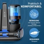 Shampouineuse MONZANA 400W Aspirateur laveur portable Nettoyeur pour canapé