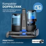 Shampouineuse MONZANA 400W Aspirateur laveur portable Nettoyeur pour canapé