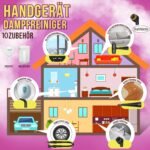 Nettoyeur Vapeur Portable : test complet 1050W 10 accessoires